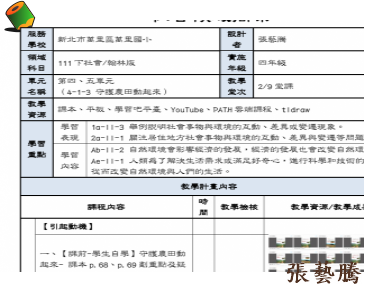 111下社會＼翰林版 4-1-3 守護農田動起來圖示