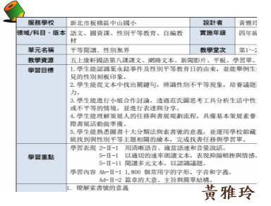 平等閱讀．性別無界